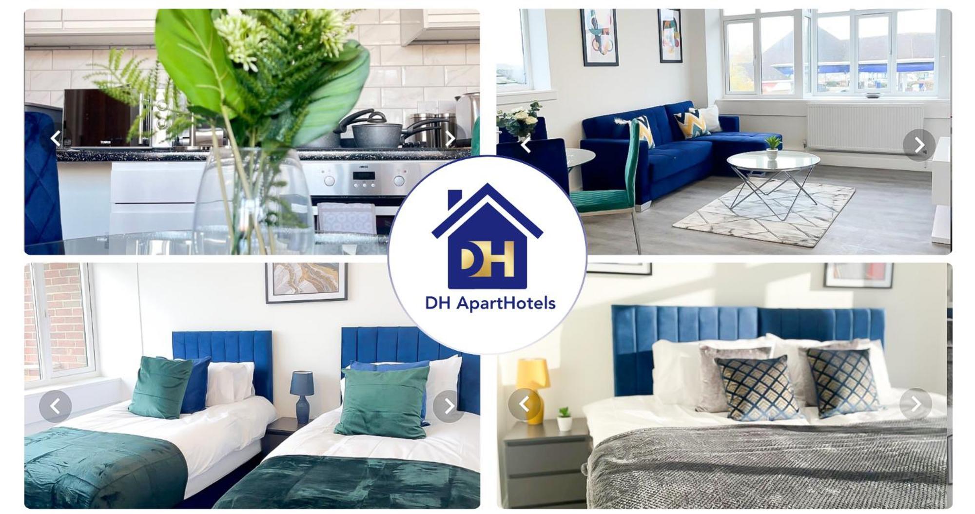 1 Bedroom Apartment - Flitwick - Contractor Friendly - Tourist Ready - Full Kitchen - Wifi - Smart Tv - Sofa Bed - Free Parking - Ideal For Short Or Long Stays Buitenkant foto